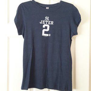 New York Yankees 2 Jeter Short Sleeve T-Shirt
